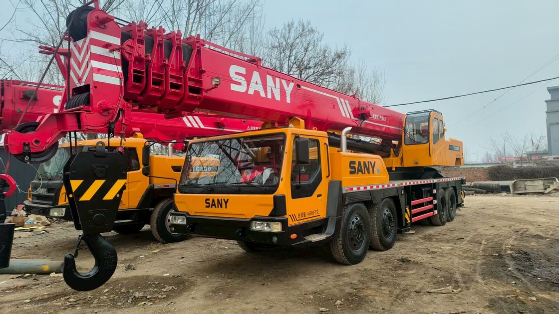 Keran Truk SANY STC800 yang Digunakan untuk Dijual. Keran 80 Ton yang Dapat Diandalkan diekspor dari Cina.