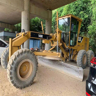Caterpillar 140 Gc Motor Grader 17 Ton CAT 140K Digunakan Caterpillar Motor Grader