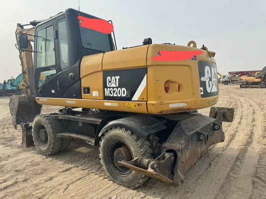 90% Caterpillar M317D2 Digunakan Excavator Roda dengan kualitas tinggi dan kinerja terbaik untuk dijual