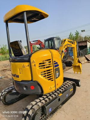 2ton bersertifikat digunakan Komatsu PC20MR Crawler Excavator Mesin Hampir baru untuk dijual