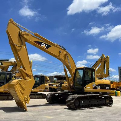 Digunakan CAT 325CL Excavator andal kedua-tangan Caterpillar 325CL Dengan panjang transportasi 9,6m